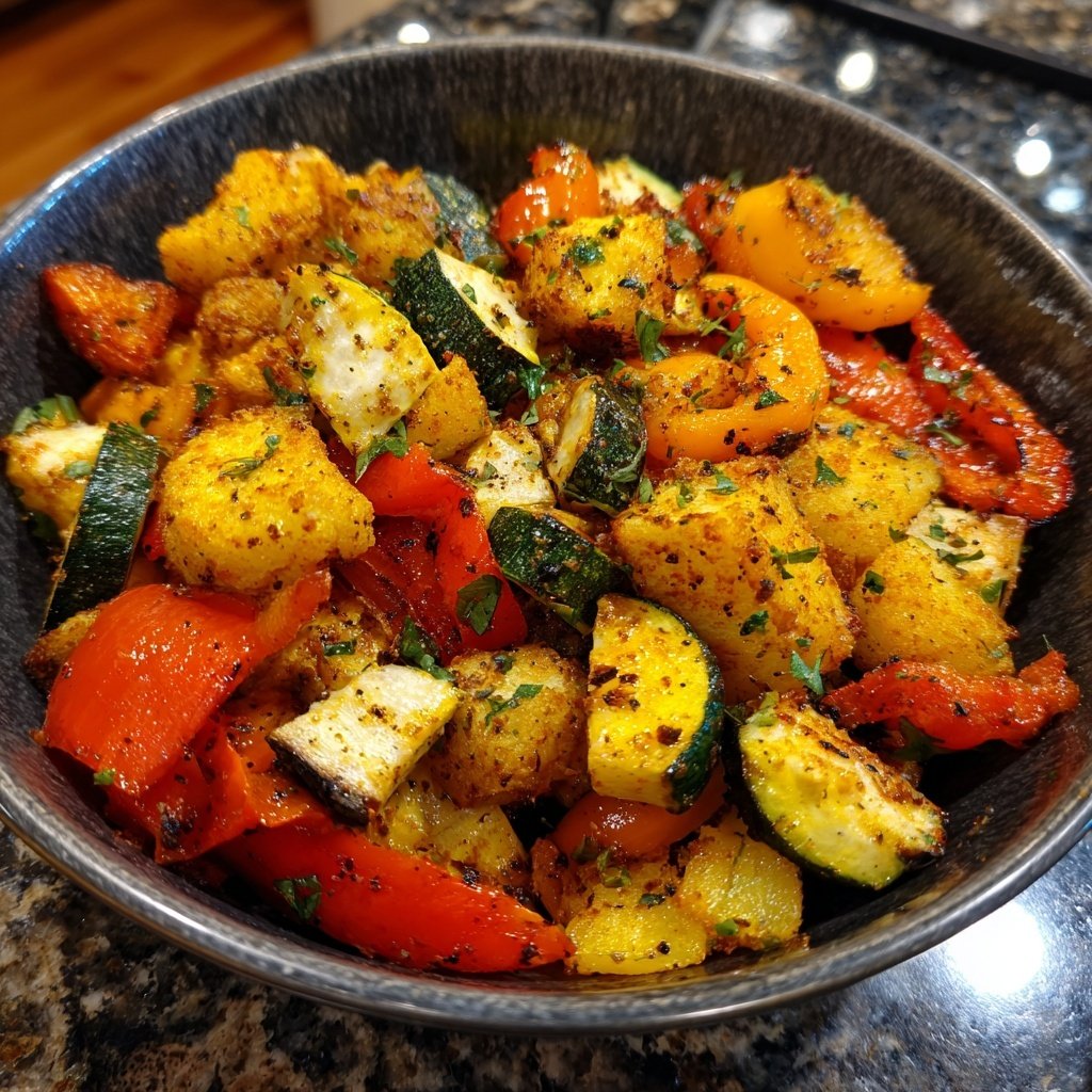 Airfryer Gemüsemix mit Kräutern