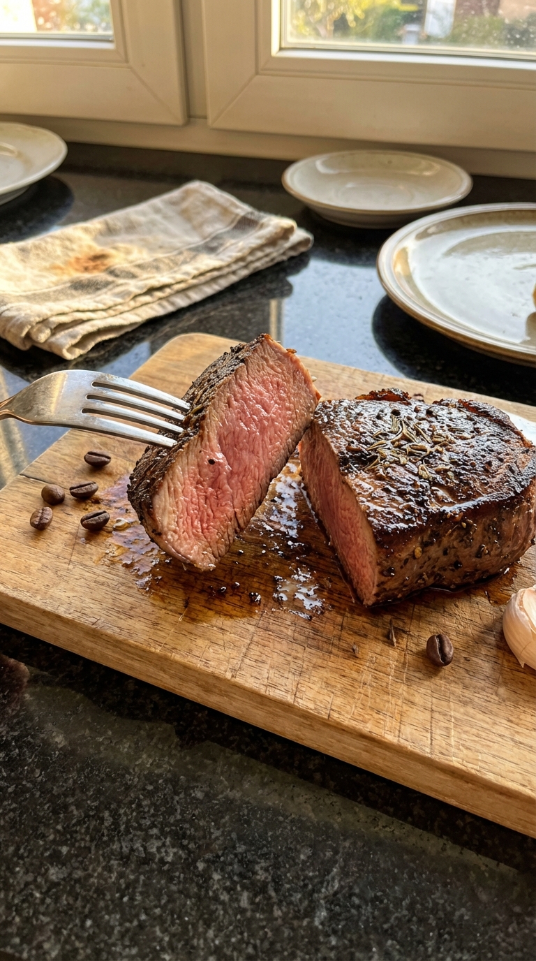 Kaffee Gewürztes Filet Mignon