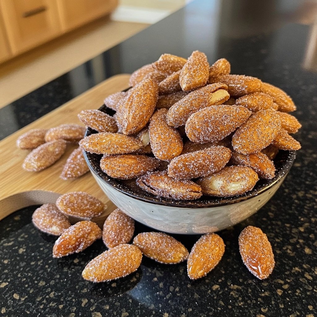 Karamellisierte Zimt-Zucker-Mandeln