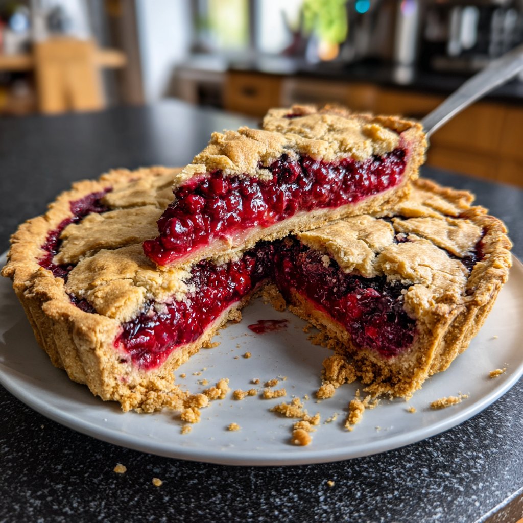 Einfache Marmelade Torten mit Gebäck