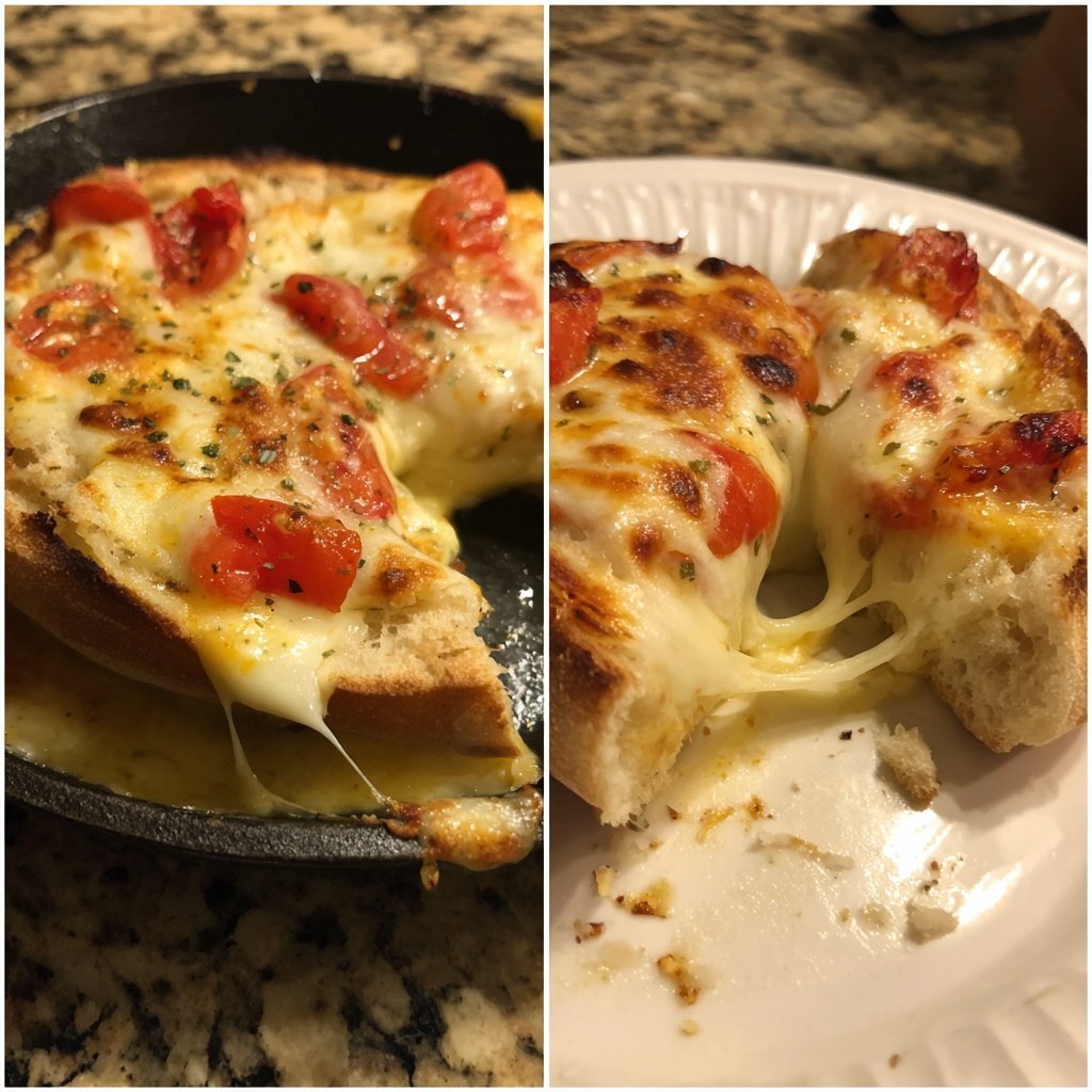 Raclette Pfännchen mit Tomate Mozzarella