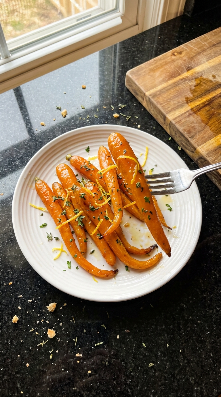 Limoncello Glasierte Karotten