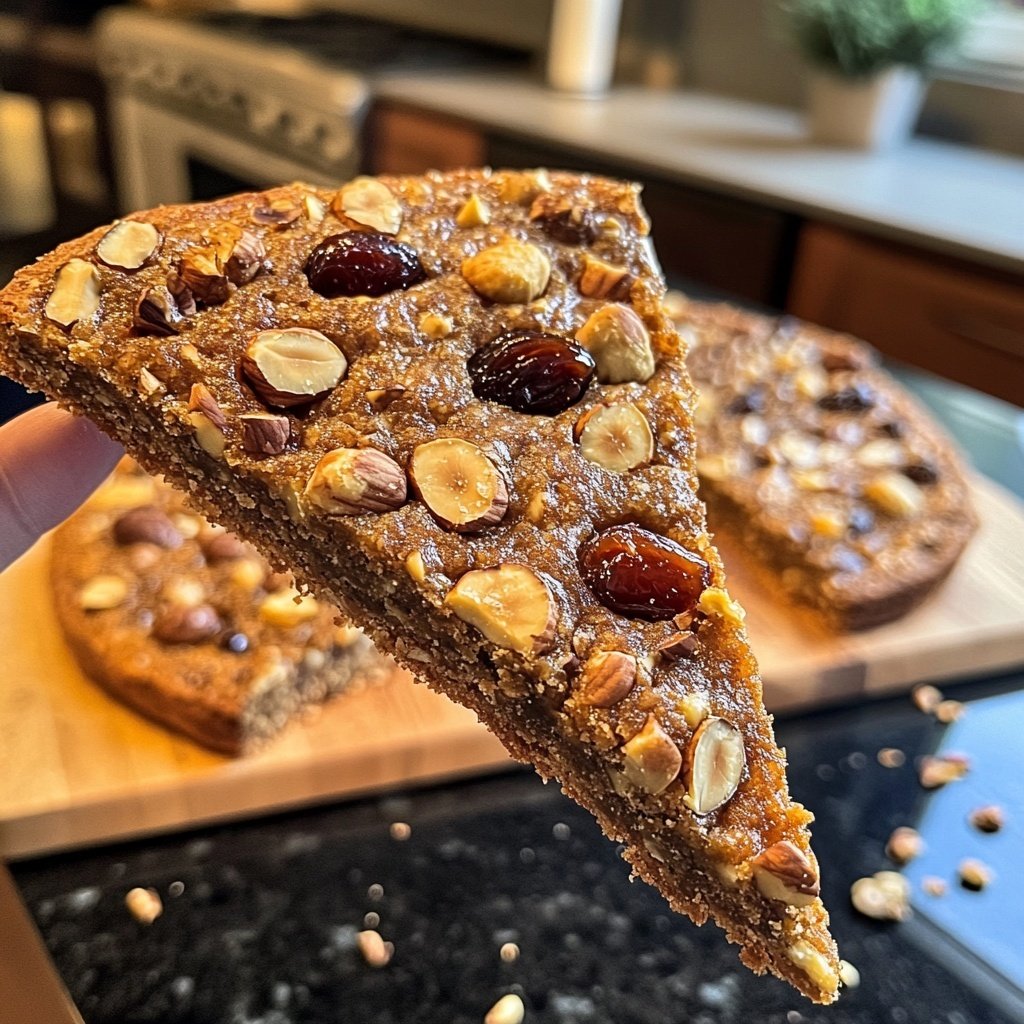Vegane Dattel-Haselnuss Lebkuchen