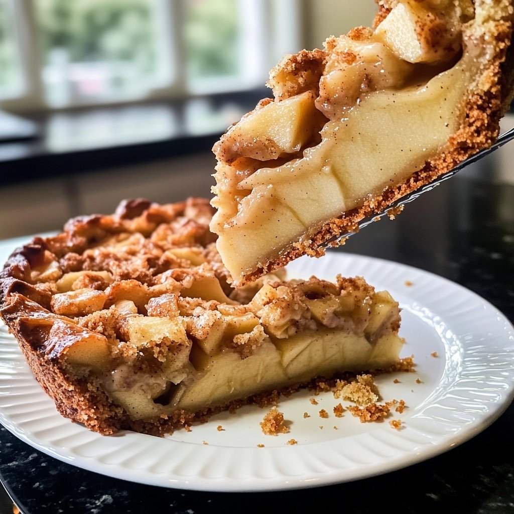 Saisonal-Festlicher Bratapfelkuchen mit Marzipan