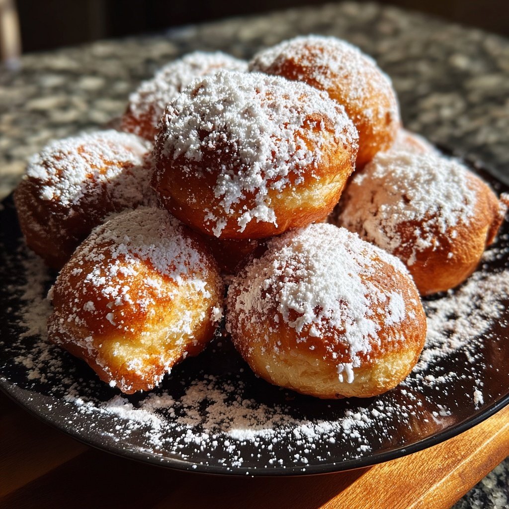 Beignets aus der Heißluftfritteuse