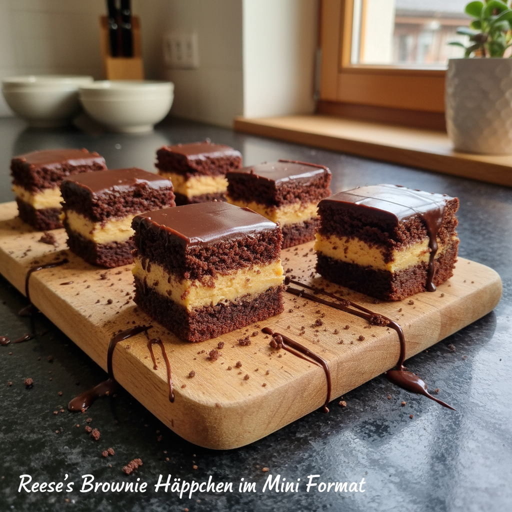 Reese’s Brownie Häppchen im Mini Format