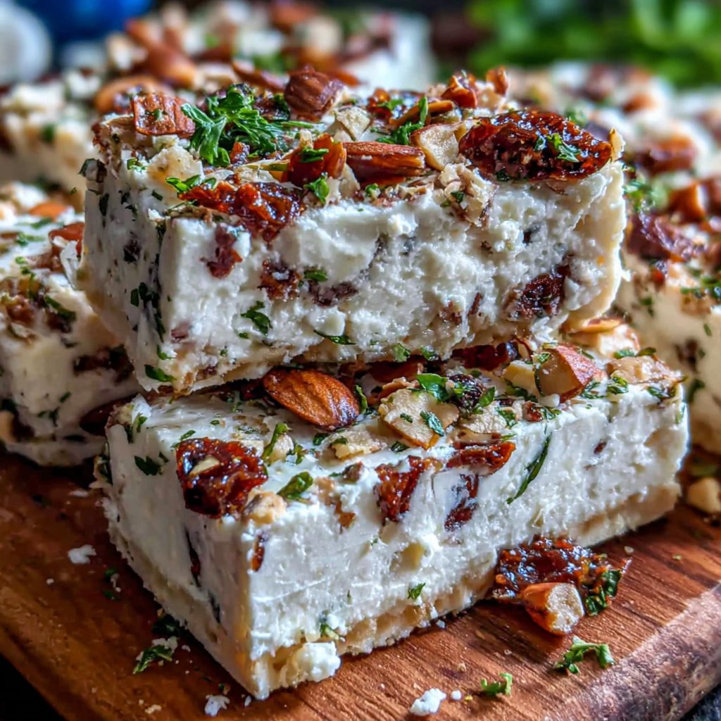 Hüttenkäse Bark Snack