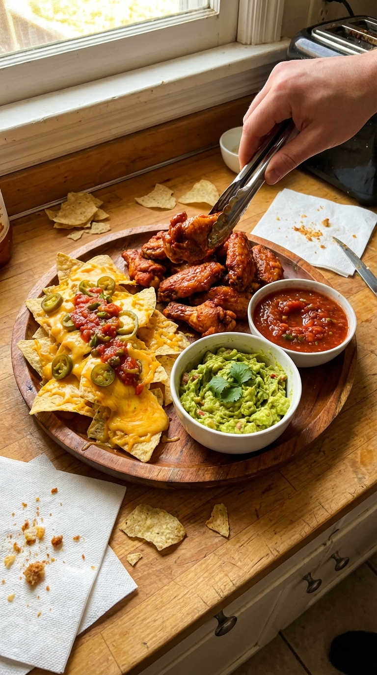 Ultimative Super Bowl Snack Platte