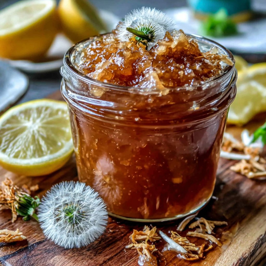 Löwenzahn-Marmelade mit Zitrone