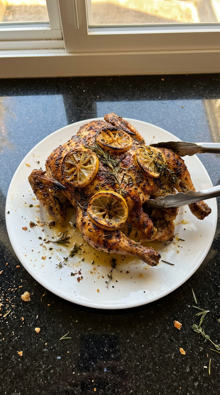 Zitronen Kräuter Grillhähnchen