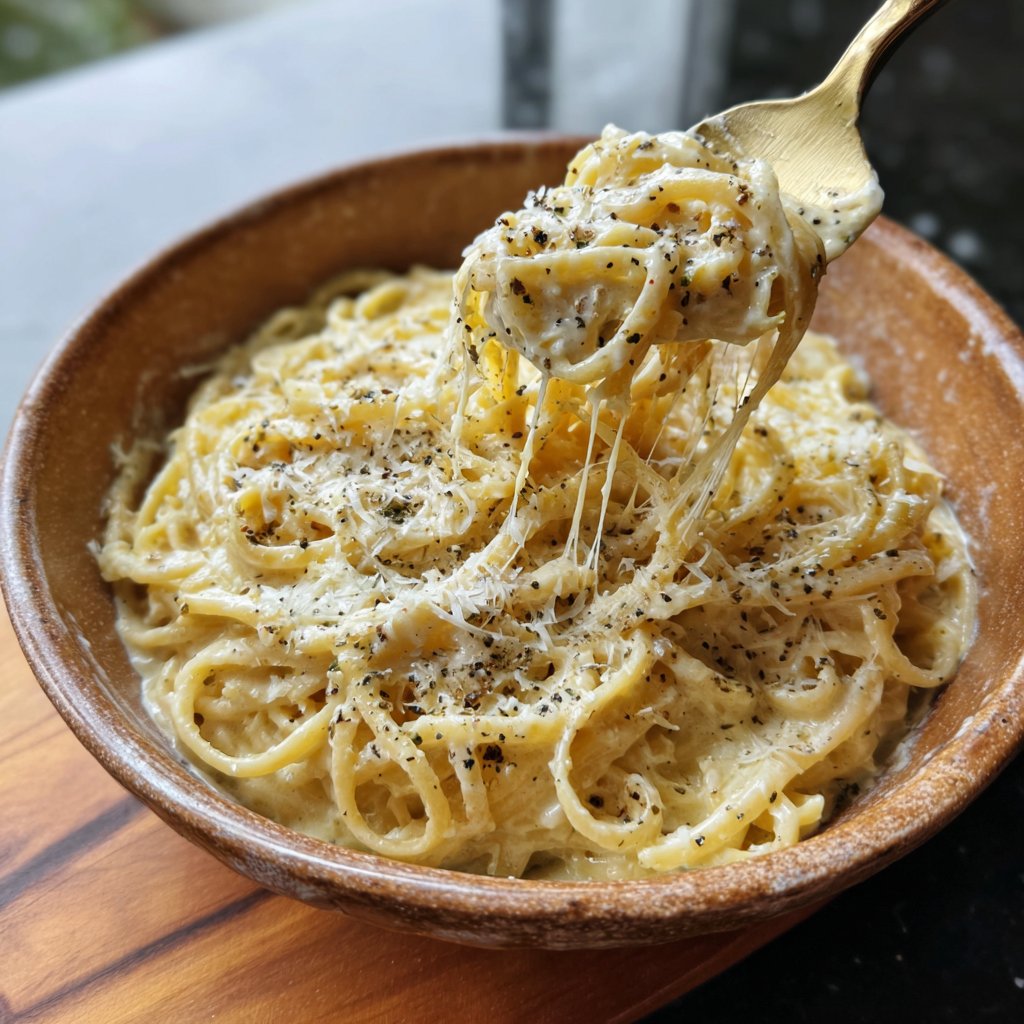 One Pot Creamy Garlic Parmesan Pasta