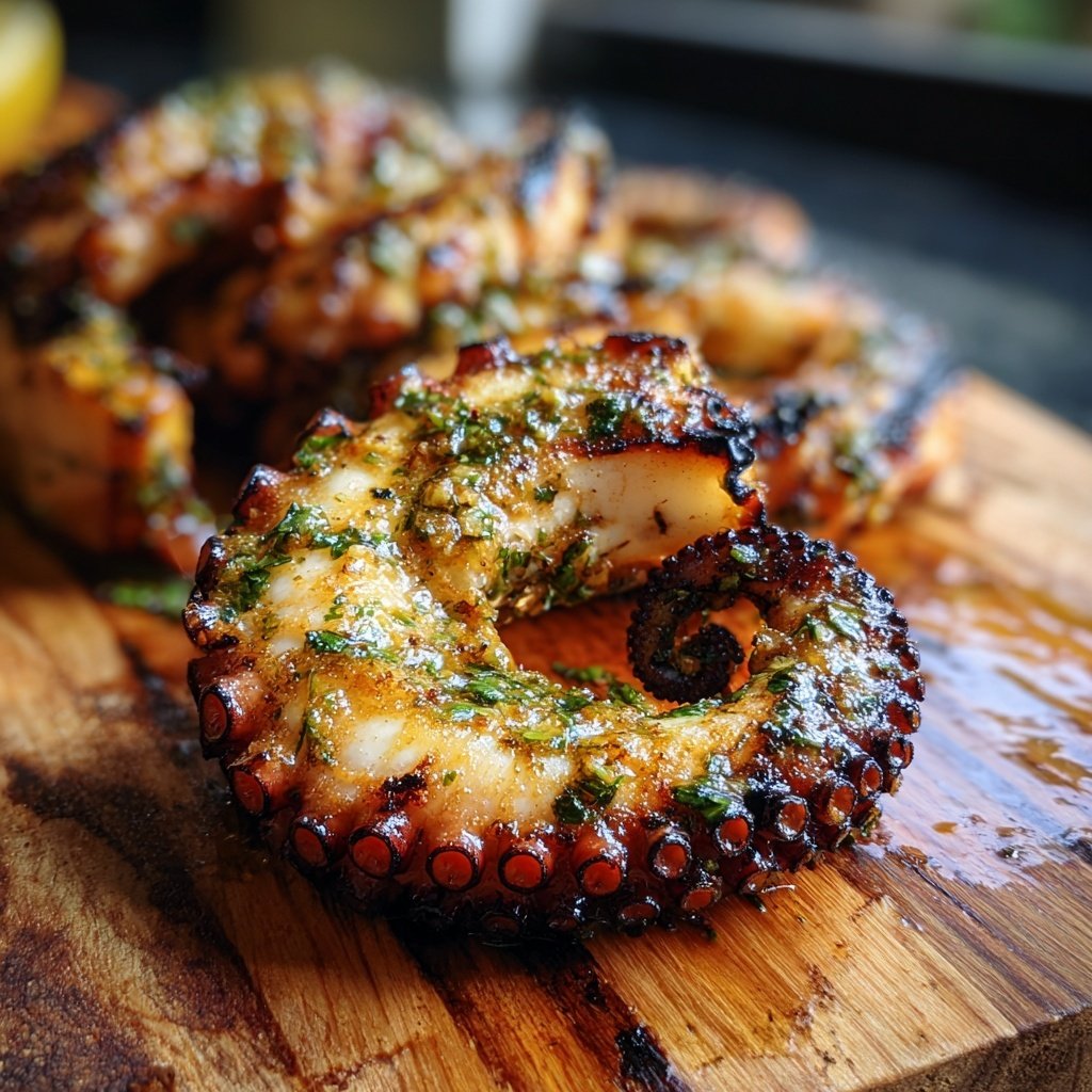 Gegrillter Oktopus mit Turf Kombination