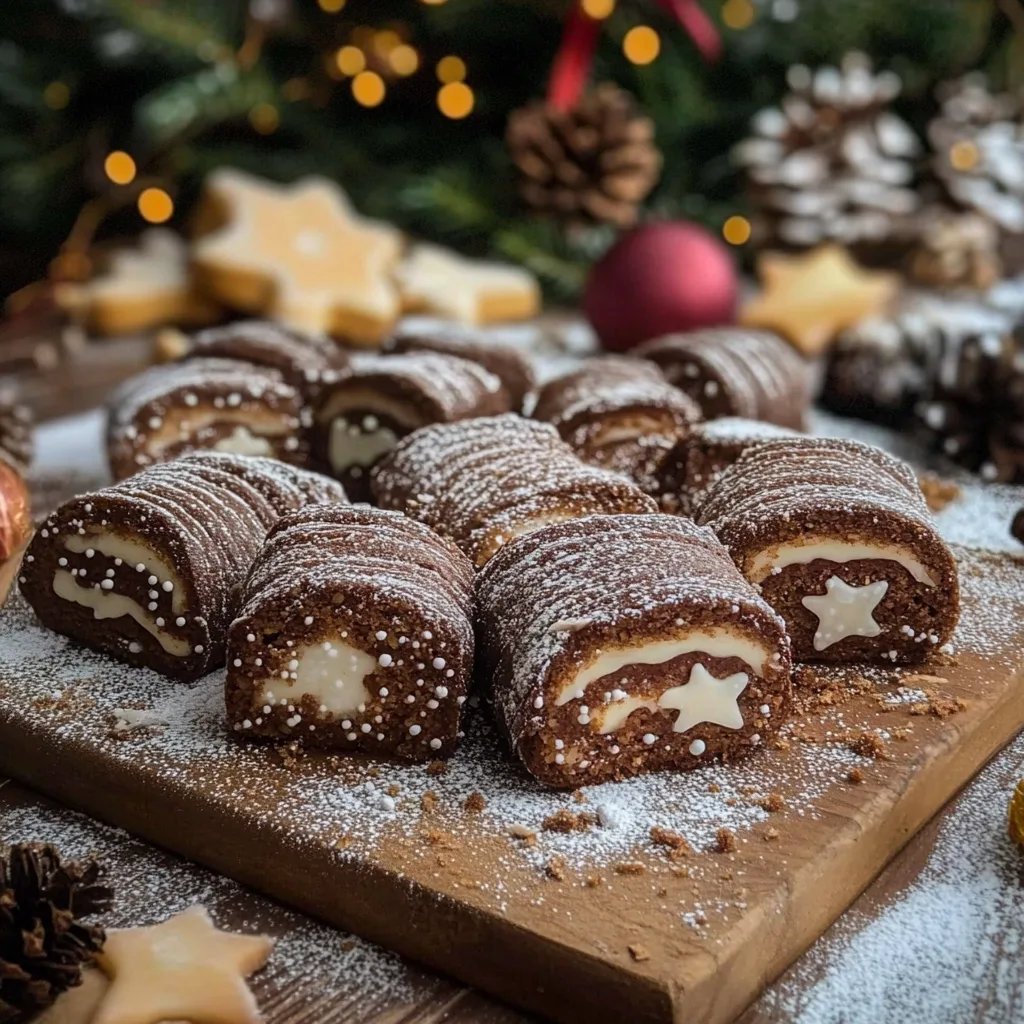 Baumstamm-Plätzchen