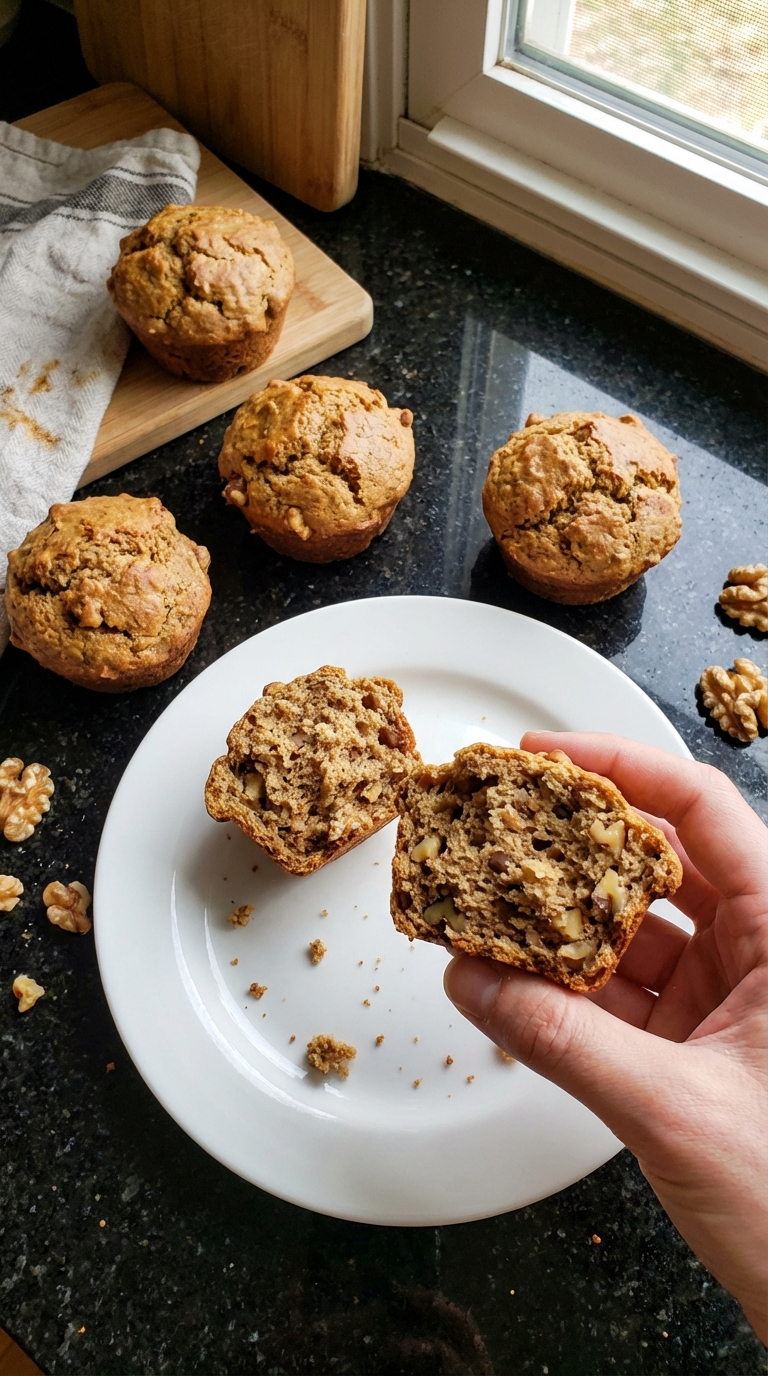 Gesunde Muffins mit Walnüssen
