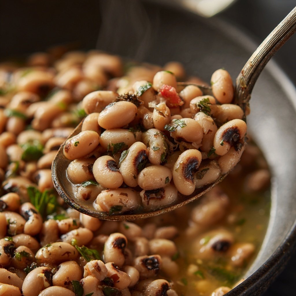 Südliche schwarzäugige Bohnen