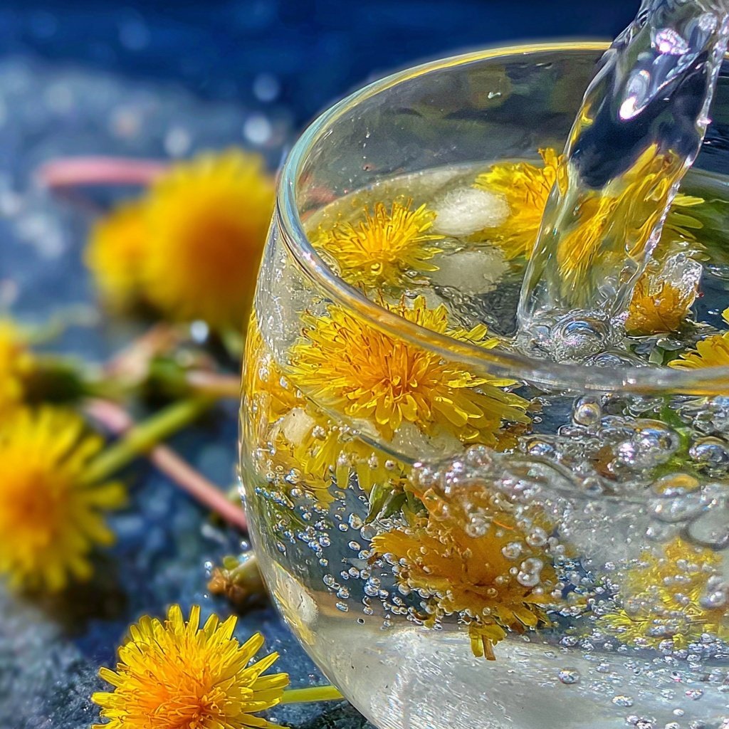 Löwenzahn-Brause für den Sommer