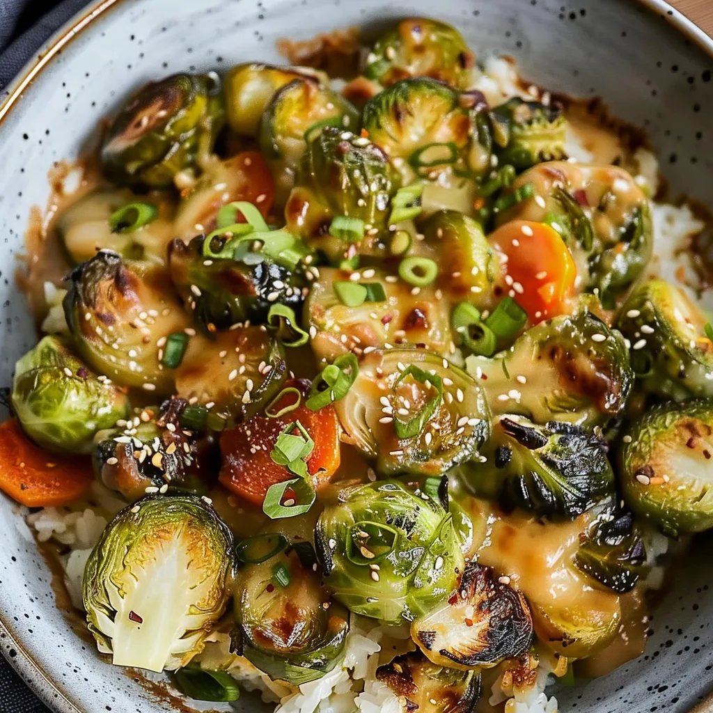 Cremige Rosenkohlpfanne