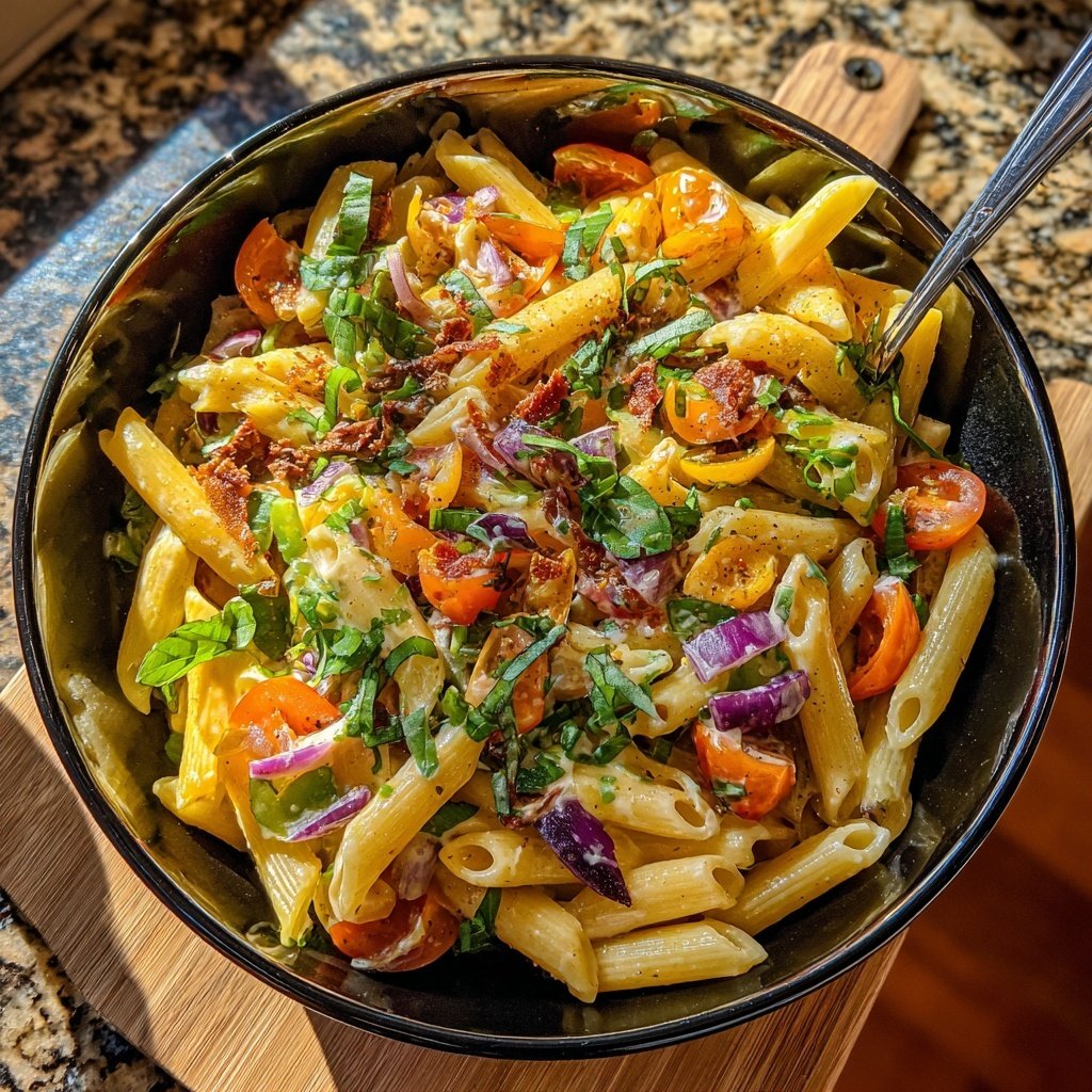 Bunter Taco-Pasta-Jubiläumssalat