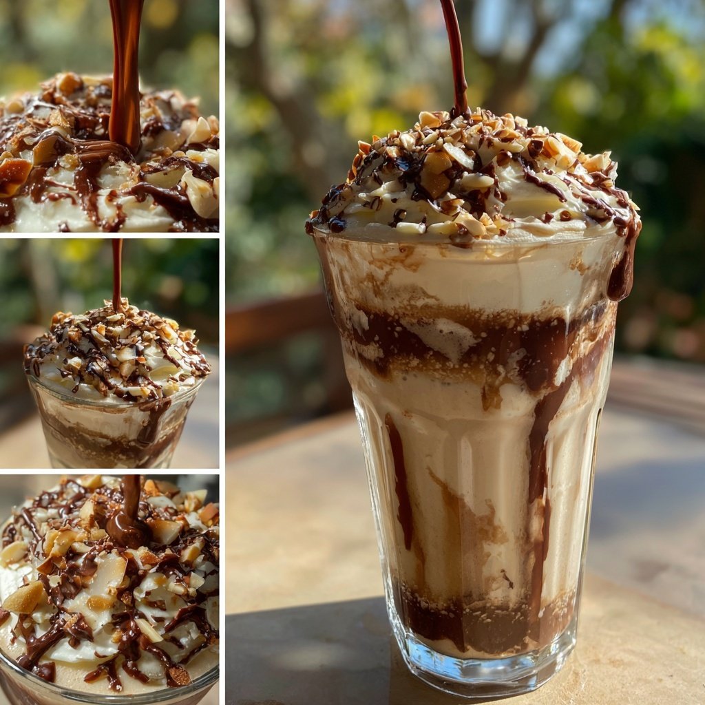 Schokoladen-Mandel-Frappuccino Rezept