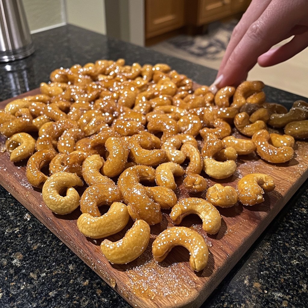 Gebrannte Cashews einfach selber machen