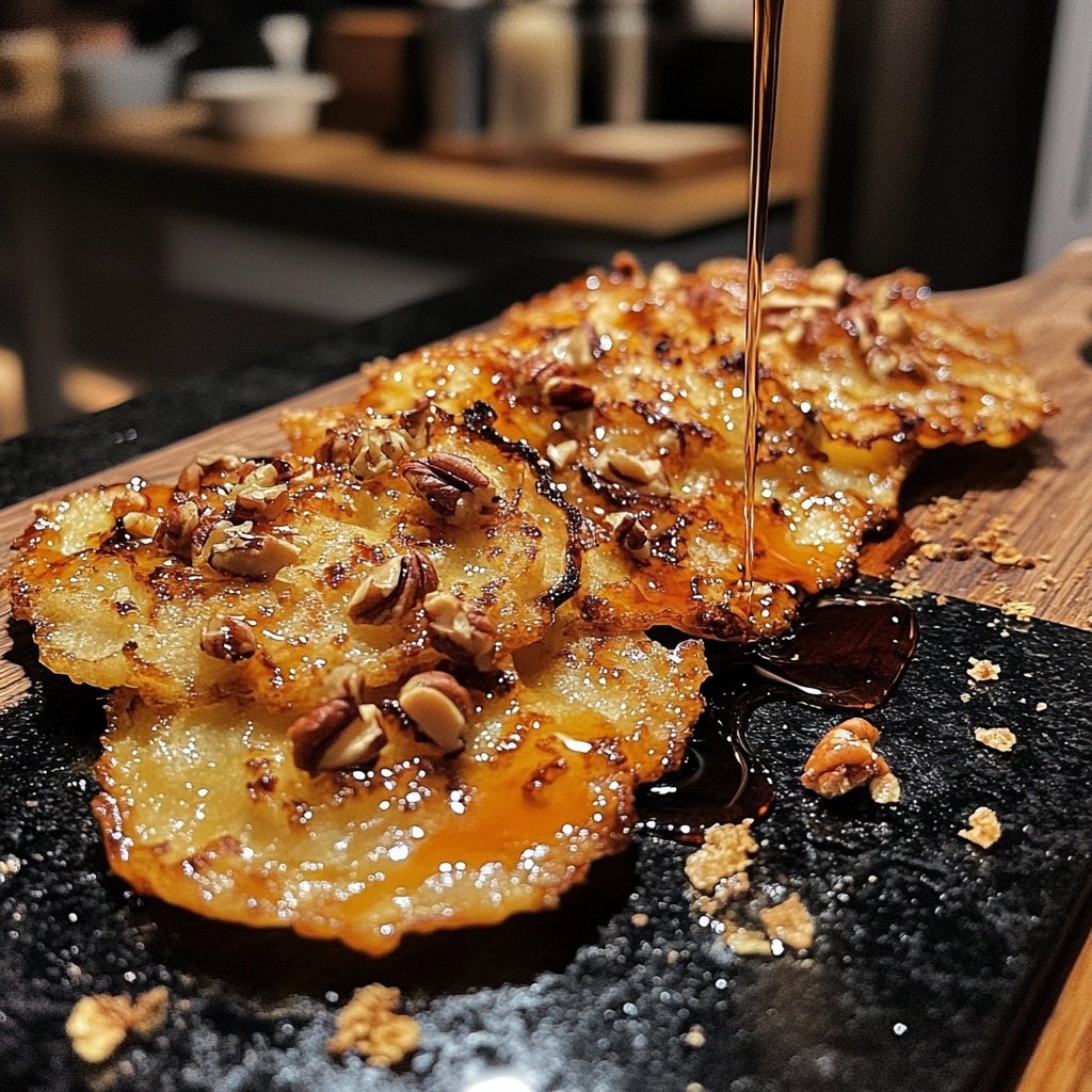 Rosenkohl-Spieße mit Ahornsirup