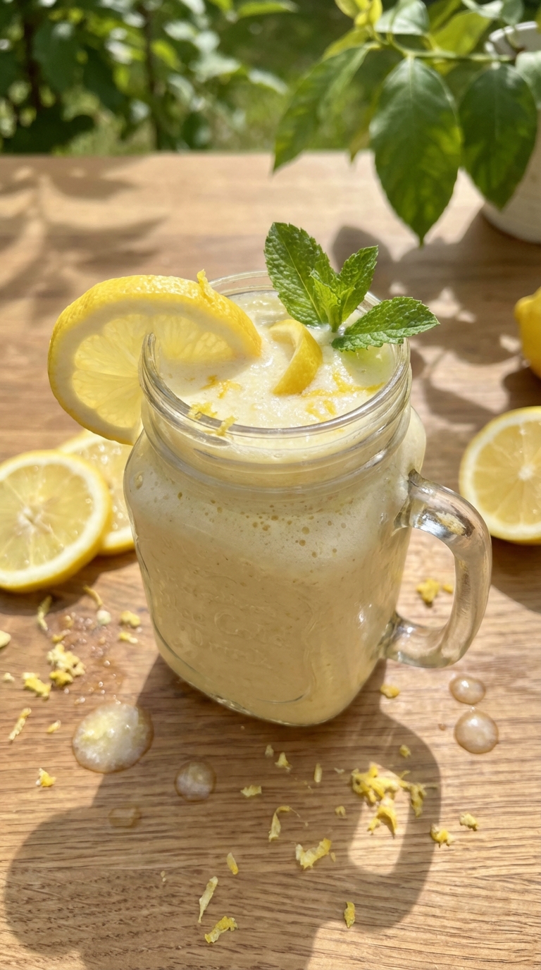 Erfrischender Zitronen Smoothie