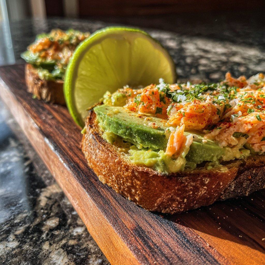 Chili Limette Lachs Avocado Toast